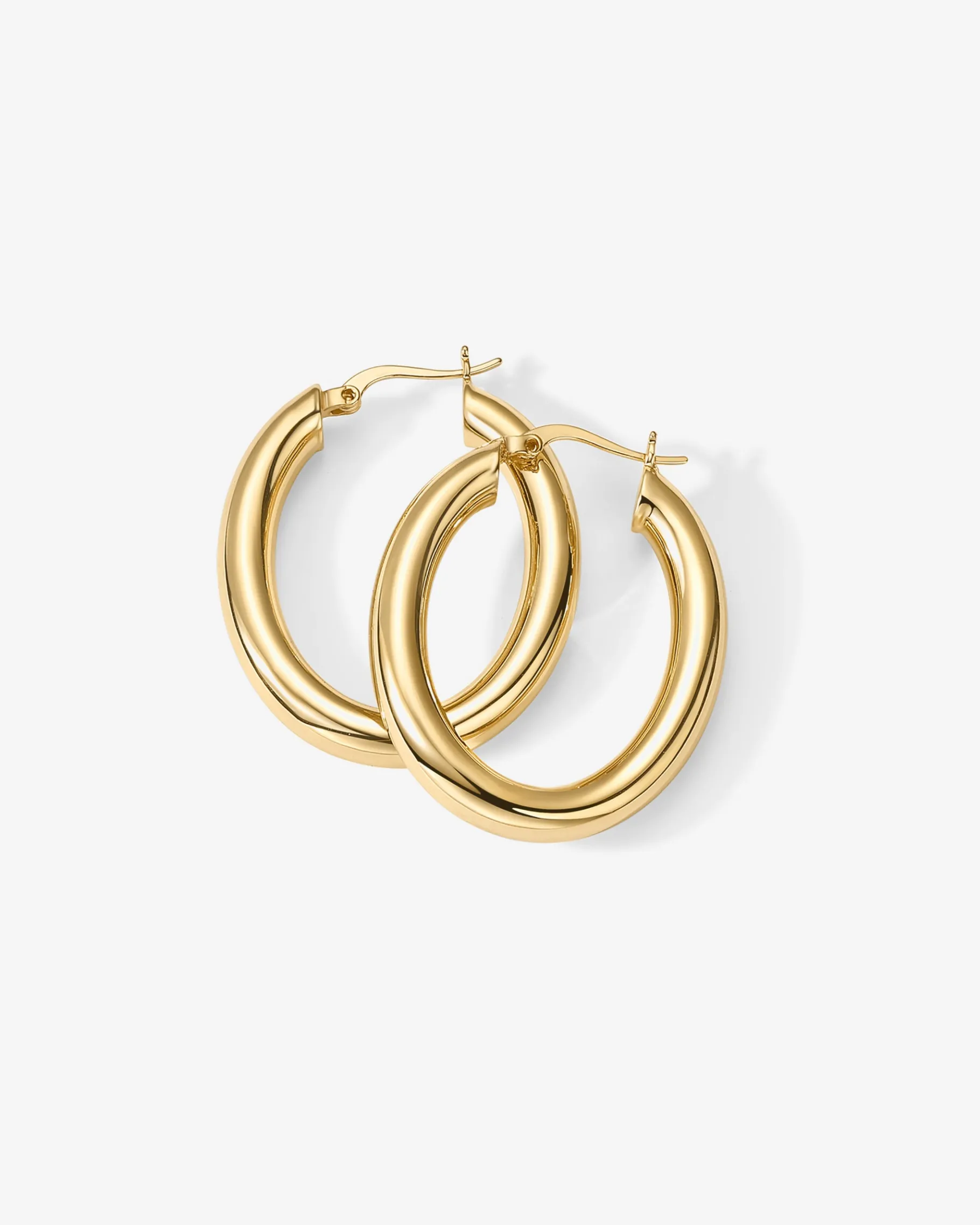PAVOI Hoops-Oval Chunky Hoops