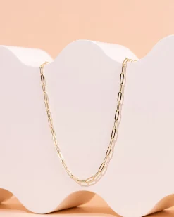 PAVOI Chains-Paperclip Chain Necklace