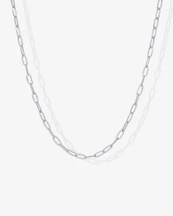 PAVOI Chains-Paperclip Chain Necklace