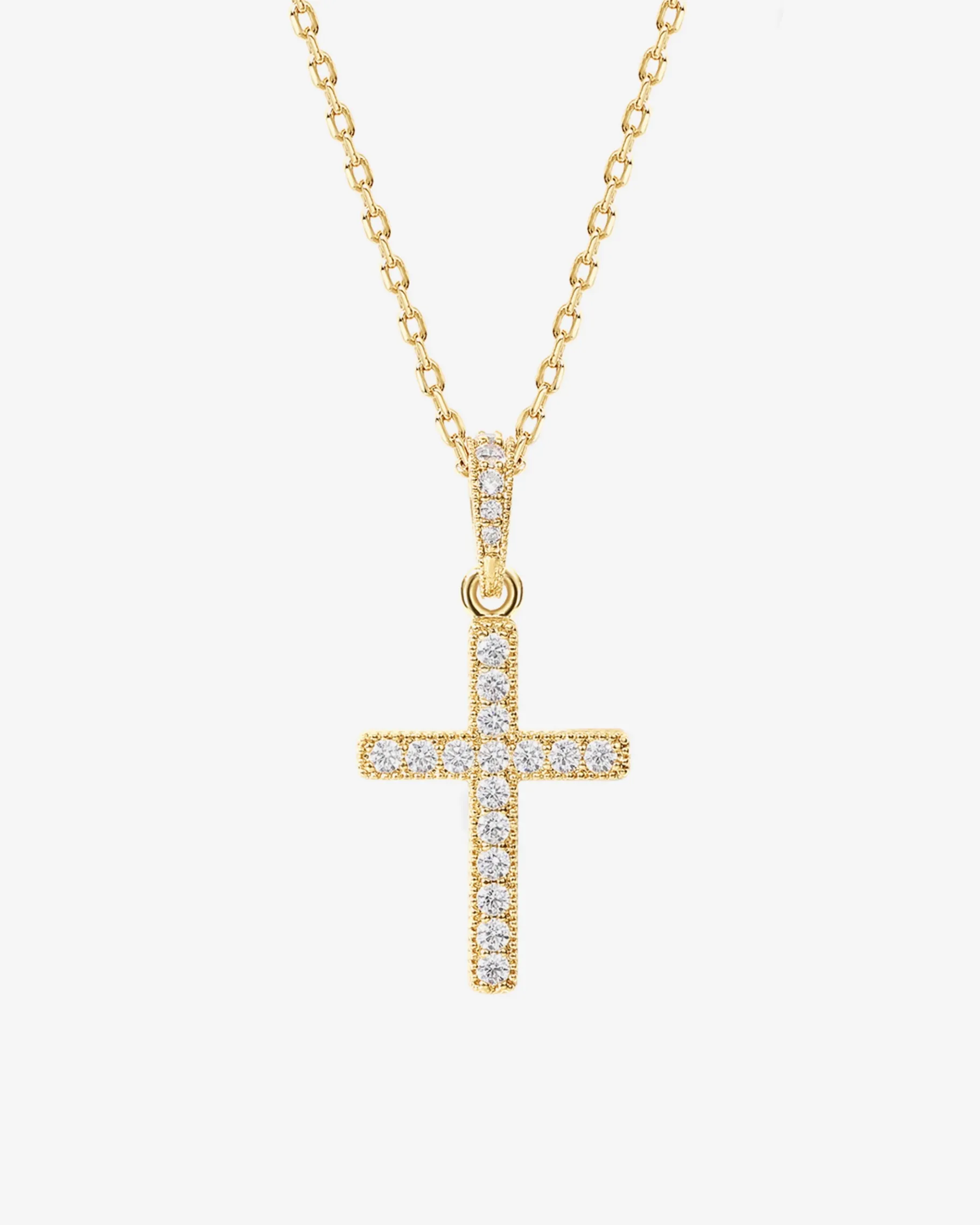 PAVOI Pendants-Pavé Cross Necklace