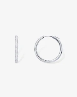 PAVOI Hoops-Pavé Hoops