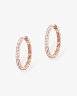 PAVOI Hoops-Pavé Hoops