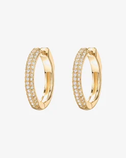PAVOI Hoops-Pavé Hoops
