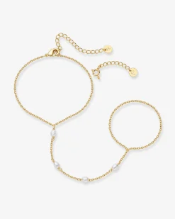 PAVOI Hand Chains-Pearl Hand Chain