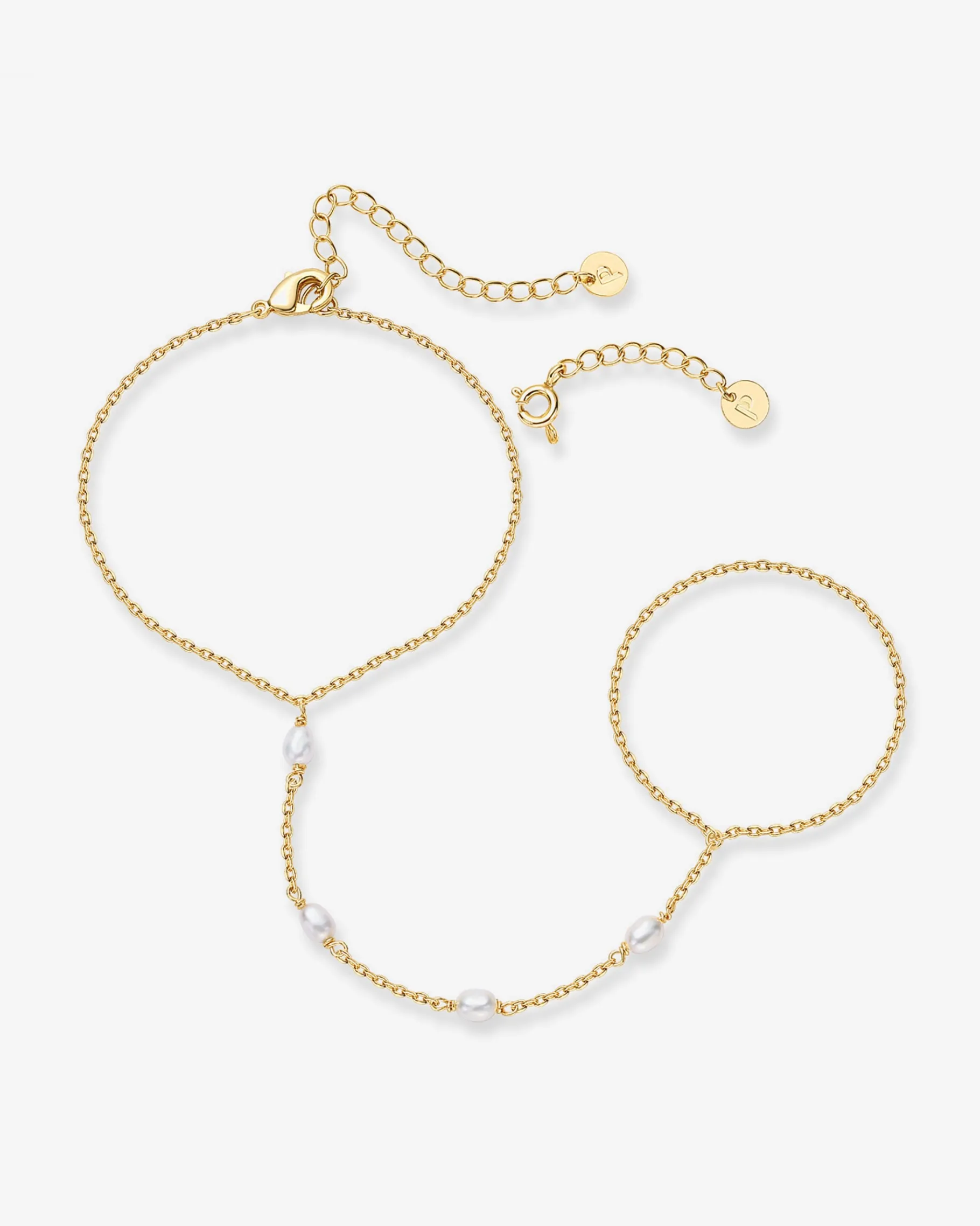 PAVOI Hand Chains-Pearl Hand Chain