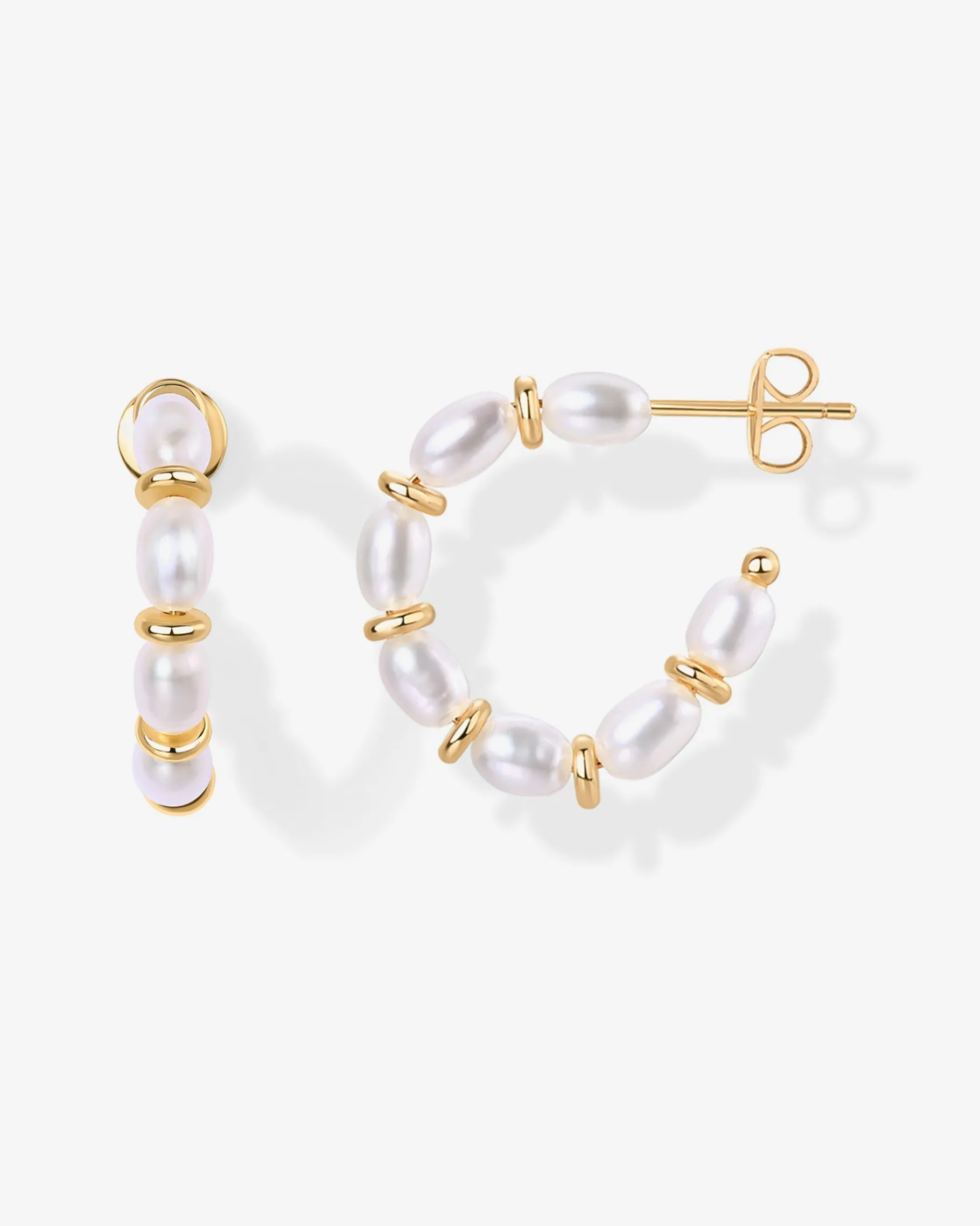 PAVOI Huggies-Pearl Hoop Huggies