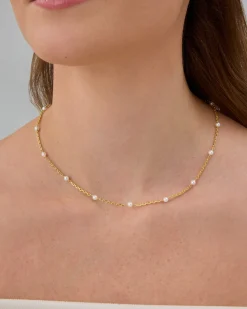 PAVOI Chains-Pearl Station Chain Necklace