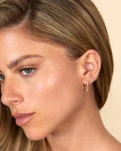 PAVOI Flat Backs|Studs-Pearl u0026 Crystal Stud Screw Back Earrings
