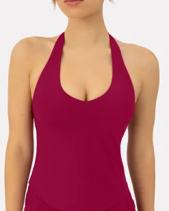 PAVOI Low Support Bras|Tanks-Performance Halter Tank