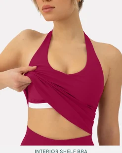 PAVOI Low Support Bras|Tanks-Performance Halter Tank