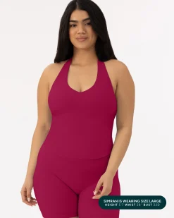 PAVOI Low Support Bras|Tanks-Performance Halter Tank