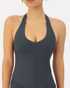 PAVOI Low Support Bras|Tanks-Performance Halter Tank