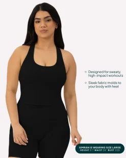 PAVOI Medium Support Bras|Tanks-Performance Medium-Support Racerback Tank Top