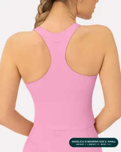 PAVOI Medium Support Bras|Tanks-Performance Medium-Support Racerback Tank Top