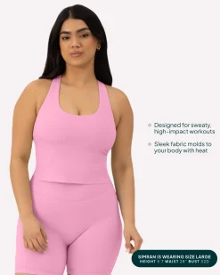 PAVOI Medium Support Bras|Tanks-Performance Medium-Support Racerback Tank Top