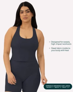 PAVOI Medium Support Bras|Tanks-Performance Medium-Support Racerback Tank Top