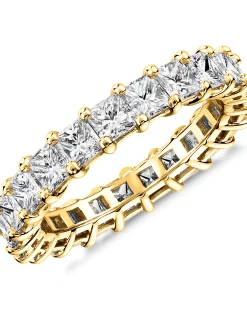 PAVOI Stackable|Eternity-Princess Cut Eternity Band