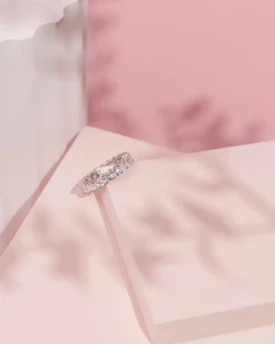 PAVOI Stackable|Eternity-Princess Cut Eternity Band