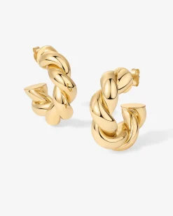 PAVOI Statement|Hoops-Puffy Twisted Hoop Earrings