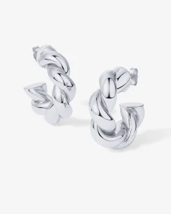 PAVOI Statement|Hoops-Puffy Twisted Hoop Earrings