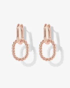 PAVOI Dangle & Threader|Huggies-Rope Convertible Link Earrings