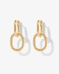 PAVOI Dangle & Threader|Huggies-Rope Convertible Link Earrings