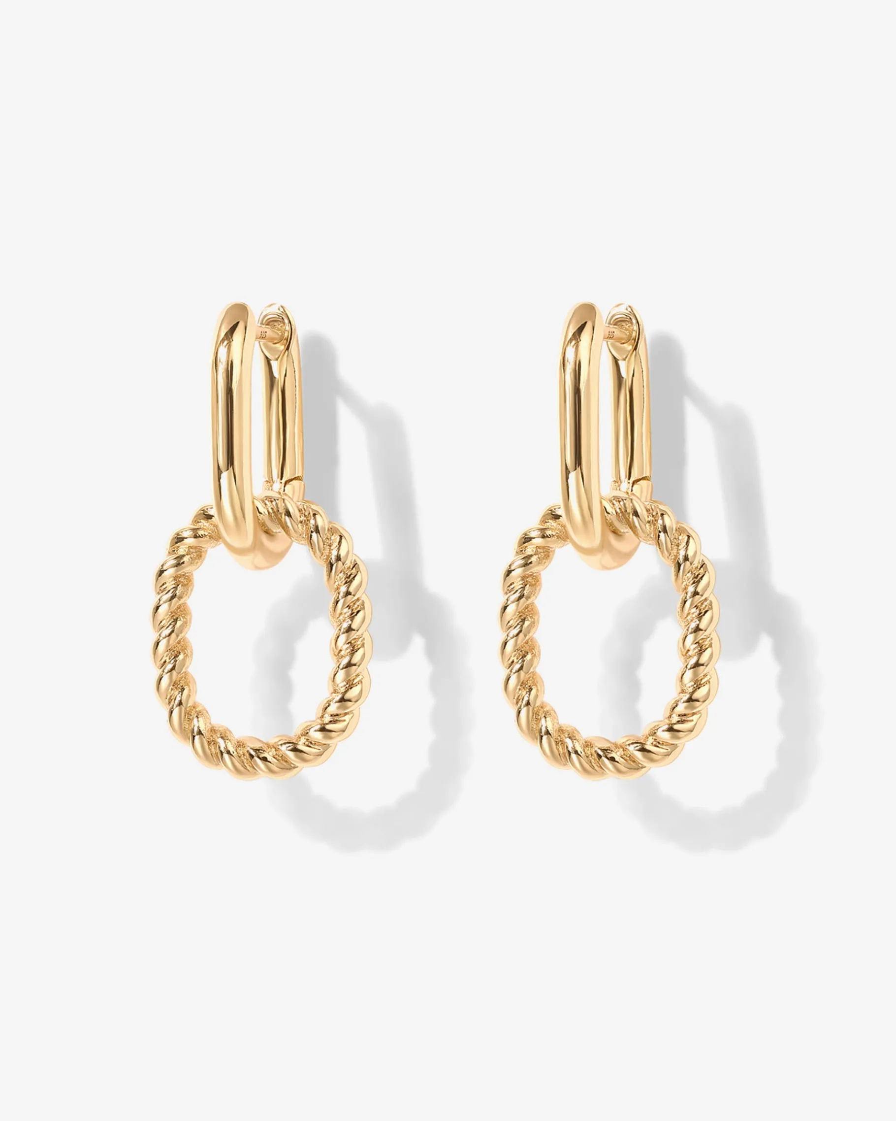 PAVOI Dangle & Threader|Huggies-Rope Convertible Link Earrings