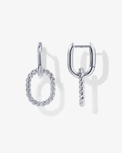 PAVOI Dangle & Threader|Huggies-Rope Convertible Link Earrings