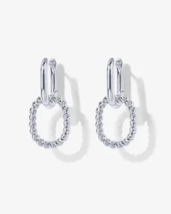 PAVOI Dangle & Threader|Huggies-Rope Convertible Link Earrings