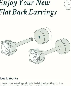 PAVOI Studs|Flat Backs-Rosette Studs