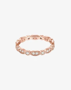 PAVOI Eternity-Round Milgrain Eternity Band