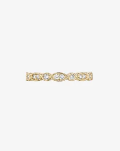 PAVOI Eternity-Round Milgrain Eternity Band