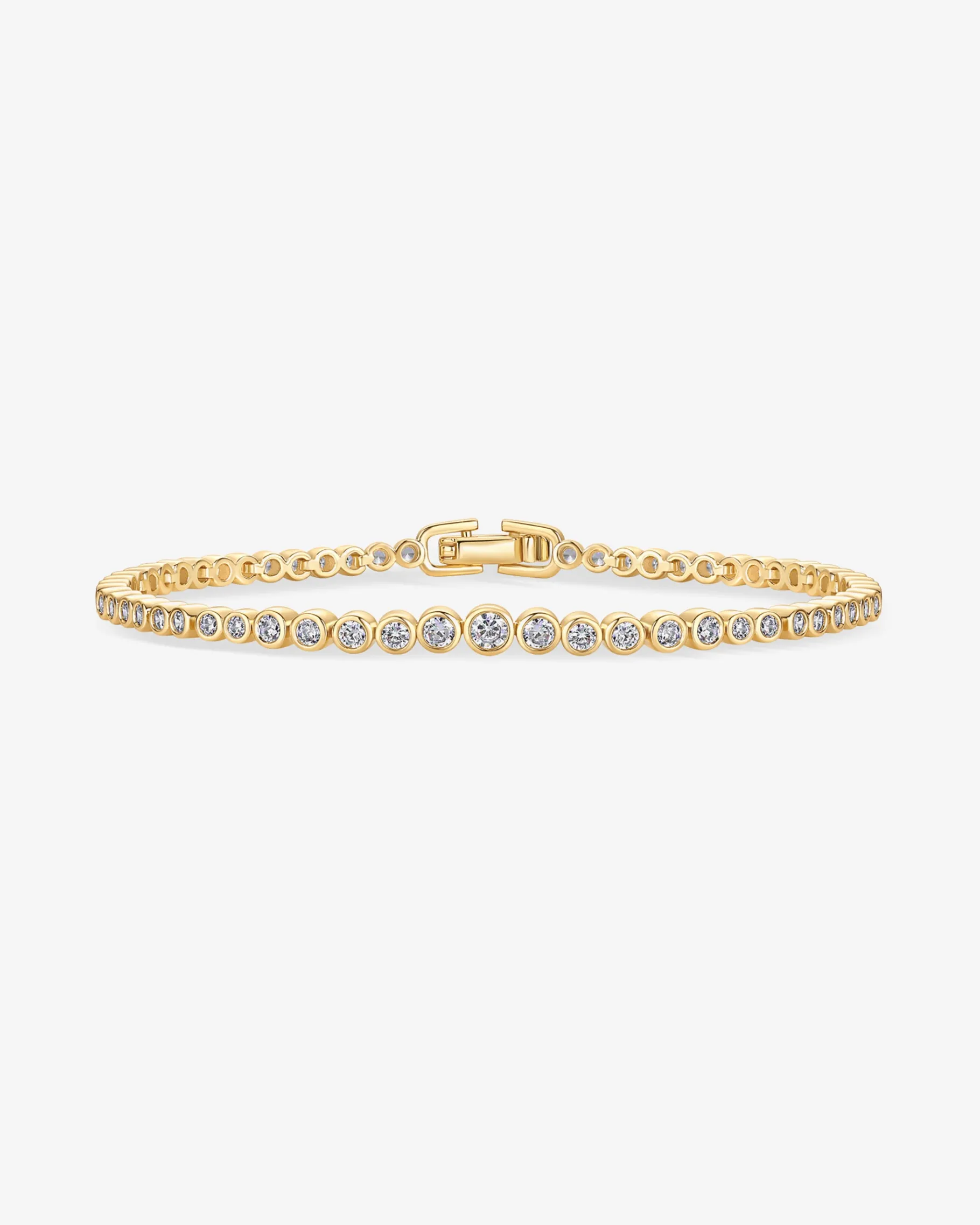 PAVOI Tennis-Round-Shaped Tennis Bracelet