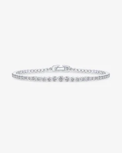 PAVOI Tennis-Round-Shaped Tennis Bracelet