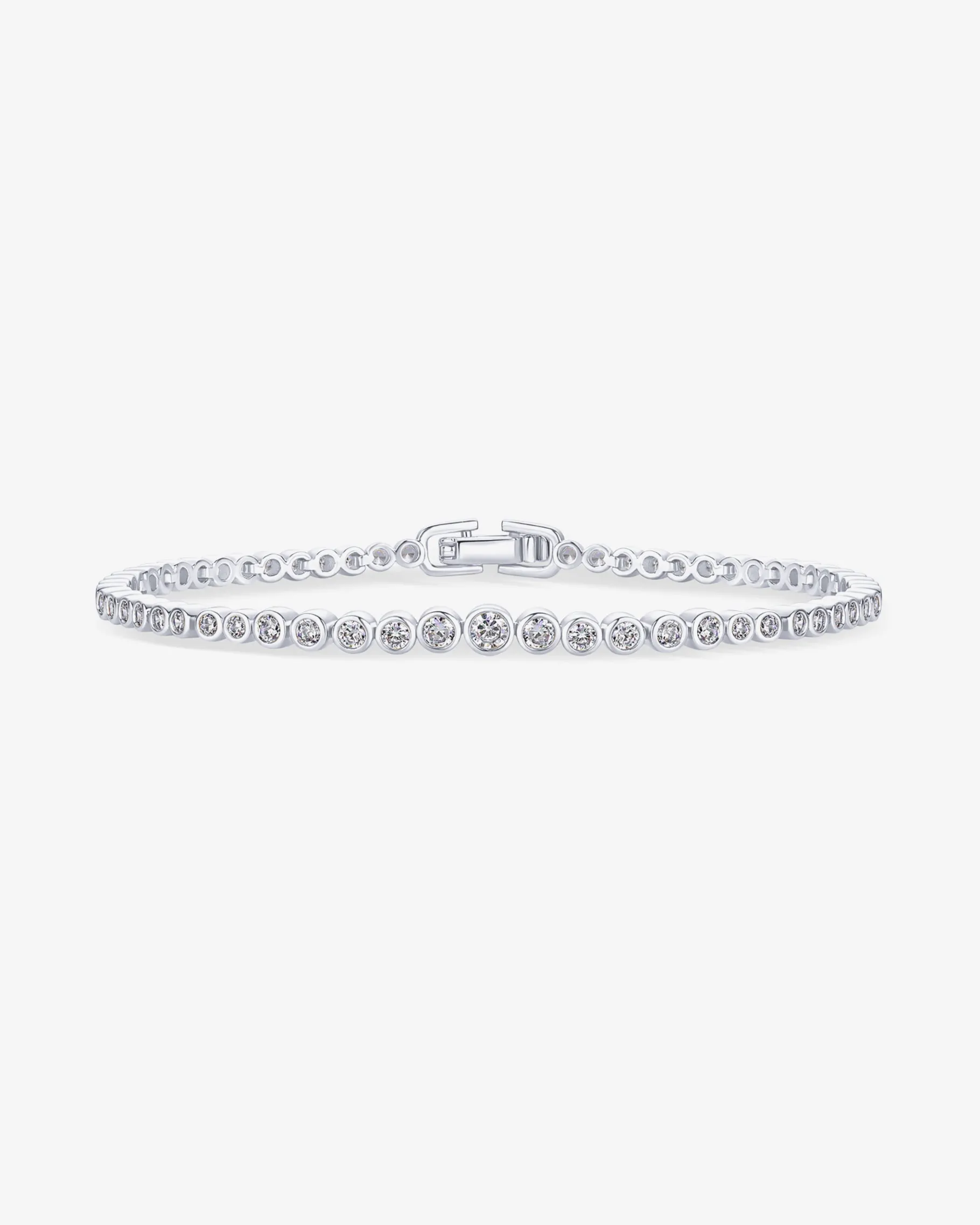 PAVOI Tennis-Round-Shaped Tennis Bracelet