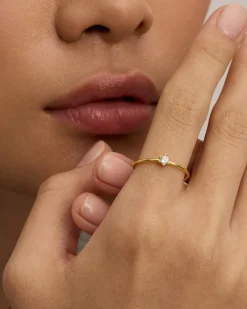 PAVOI Stackable-Sage Thin Ring