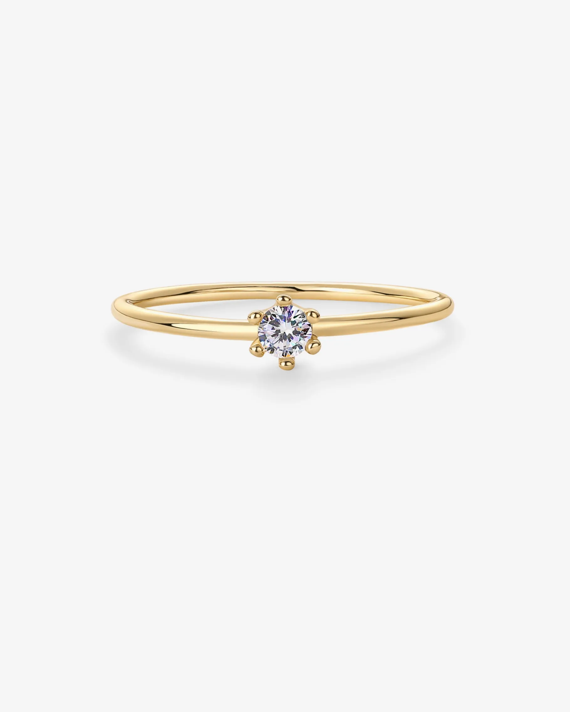 PAVOI Stackable-Sage Thin Ring