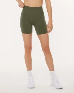 PAVOI 6" Inseam-Seamless High-Waisted 6" Butt Lifting Biker Shorts
