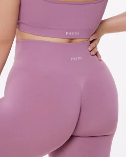 PAVOI Full Length-Seamless High-Waisted Butt Lifting Workout Leggings