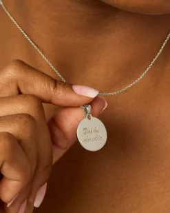 PAVOI Pendants-Serenity Hammered Coin Pendant