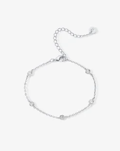 PAVOI Solitaire|Chain-Simulated Diamond Bracelet