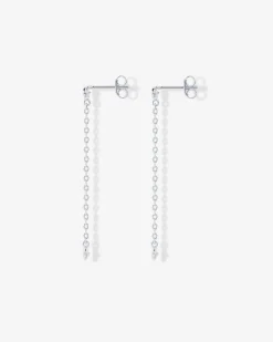 PAVOI Dangle & Threader-Simulated Diamond Drop Earrings