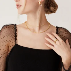 PAVOI Chains-Simulated Diamond Station Necklace