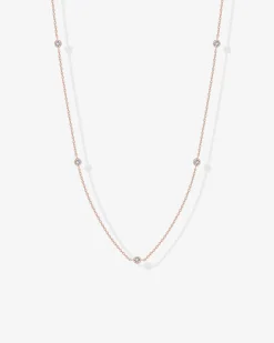 PAVOI Chains-Simulated Diamond Station Necklace
