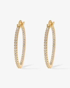 PAVOI Hoops-Slim Inside-Out Hoops