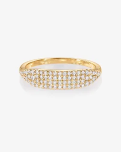 PAVOI Stackable-Slim Signet Ring