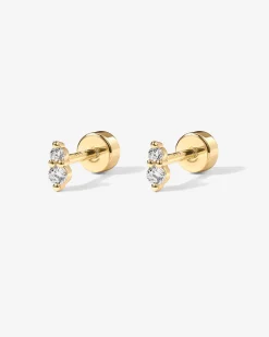 PAVOI Flat Backs|Studs-Small Crystal Screw Back Stud