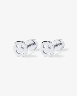 PAVOI Flat Backs|Studs-Smiley Face Screw Back Stud
