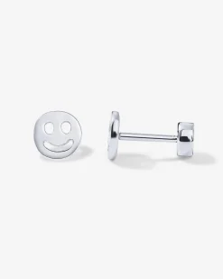 PAVOI Flat Backs|Studs-Smiley Face Screw Back Stud
