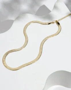 PAVOI Chains-Snake Chain Adjustable Necklace